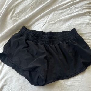 Lululemon Athletica Black Athletic Shorts Moisture-Wicking Performance